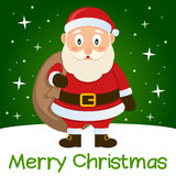 green-christmas-card-santa-claus-merry-cartoon